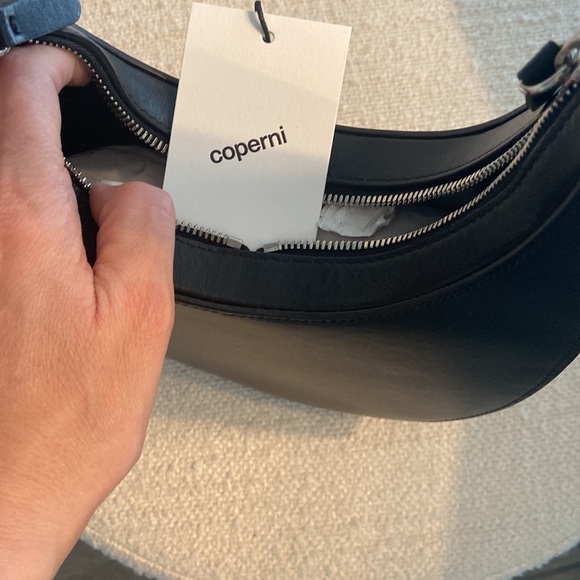 NEW Coperni Paris black Swipe bag as seen on Kendall Jenner - Picture 9 of 10